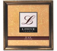 Lawrence Frames Bead Border Design 5x5 Oro Satinato