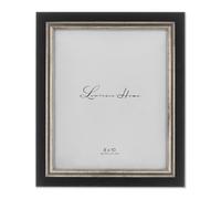 Lawrence Frames Black with Burnished Silver Composite Cornice, Silver, 8 by 10-inch