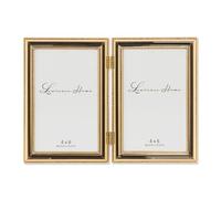 Lawrence Frames Classic Bead - Cornice portafoto doppia, 10 x 15 cm, colore: