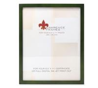 Lawrence Frames Collection Cornice in legno con certificato Gallery Green 8,5x11