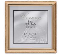 Lawrence Frames - Cornice classica con perline, 5 x 5 cm, colore: Oro