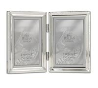 Lawrence Frames - Cornice portafoto in argento, 3,5 x 5 cm