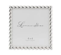 Lawrence Frames - Cornice portafoto in argento, 4 x 4 cm