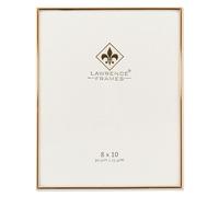 Lawrence Frames, Cornice portafoto in Metallo Dorato, 8 x 25,4 cm (670080)