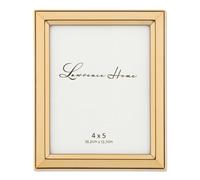 Lawrence Frames - Cornice portafoto in metallo, oro, 4 x 5 cm