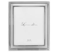 Lawrence Frames Cornice portafoto in Metallo Placcato Argento, Pannello Interno in Argento Spazzolato