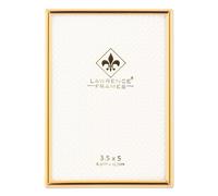 Lawrence Frames, Cornice portafoto in Metallo Semplice Dorato, 8,9 x 12,7 cm (Larghezza x Altezza), 670035