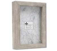 Lawrence Frames, Cornice Shadow Box, 5x7, Grigio Naturale