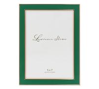Lawrence Frames Polished Enamel Cornice portafoto, Polistirene, Verde, 5x7