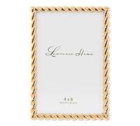 Lawrence Frames Rope Design Struttura in Metallo, Oro, 4x6