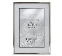 Lawrence Frames Simply Metal Picture Frame 5 by 7-Inch Silver