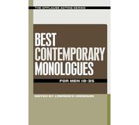 Lawrence Harbison Best Contemporary Monologues for Men 18-35 (Tascabile)