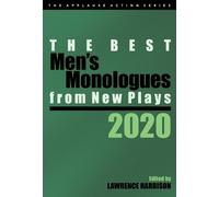 Lawrence Harbison The Best Men's Monologues from New Plays, 2020 (Tascabile)