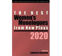 Lawrence Harbison The Best Women's Monologues from New Plays, 2020 (Tascabile)