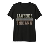 Lawrence Indiana retrò Maglietta Premium