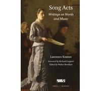 Lawrence Kramer Song Acts (Copertina rigida) Word and Music Studies