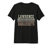 Lawrence Massachusetts retrò Maglietta Premium