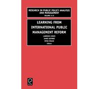Lawrence R. Jon Learning from International Public Management (Copertina rigida)