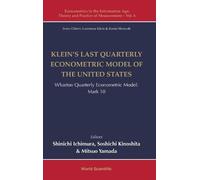 Lawrence R Klei Klein's Last Quarterly Econometric Model Of T (Copertina rigida)
