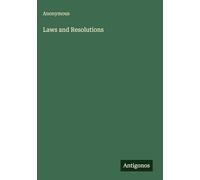 Laws and Resolutions
