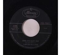 LAWTON WILLIAMS - LAWTON WILLIAMS john and mary doe/ the big fire MERCURY 71780 (45 single vinyl record)