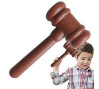 Lawyer Prop Hammer - aula di giudizio in legno | di scena professionali per giochi di ruolo, regalo per studenti di giurisprudenza, club di dibattito, processi apparenti, dramma in camera di