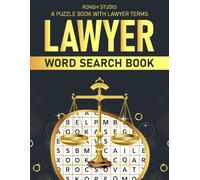Lawyer Word Search Book: Lawyer Related Terms Themed Puzzles