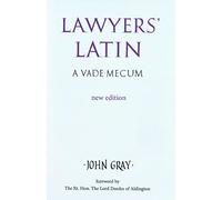 John Gray Lawyers' Latin (Copertina rigida)