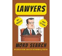 Lawyers Word Search Puzzle Book: Word Searches with Easy to Read Print about Lawyers, Law, Courtrooms and More | 6x9 inches, 110 pages | 50+ Puzzles... Gift for Vacations, Holidays and Free Times