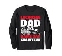 LAX Lacrosse Papà Maglia a Manica
