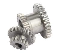 LAXALO 2 pezzi di mandrino a doppio ingranaggio for mini tornio CJ0618 JET BD-6 BD-X7, set di ingranaggi di trasmissione in metallo alto/basso