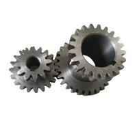 LAXALO Ingranaggio doppio duplicato for mandrino for minitornio CJ0618 JET BD-6, ingranaggio di trasmissione alto-basso T29xT21 T20xT12(20 * 12 29 * 21)