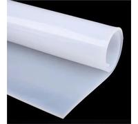 LAXALO Pannello in gomma siliconica trasparente nera e rossa, 500 mm x 500 mm, membrana in silicone for finestre leggera, 1 pezz0(Clear,500x500x5mm)