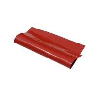 LAXALO Pannello in gomma siliconica trasparente nera e rossa, 500 mm x 500 mm, membrana in silicone for finestre leggera, 1 pezz0(Red,500x500x3mm)