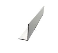 LAXALO Profilo in alluminio ad angolo retto da 1 pezz0, facile da lavorare, foglio di materiali decorativi a forma di L in lega di alluminio da 15x20 mm(4MM*245MM)