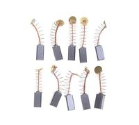 LAXALO Set di 10 spazzole in grafite for motore, spazzole di carbone in filo di rame stretto for trapano a percussione elettrico e smerigliatrice angolare(5x5x10mm)