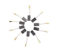 LAXALO Set di 10 spazzole in grafite for motore, spazzole di carbone in filo di rame stretto for trapano a percussione elettrico e smerigliatrice angolare(15x8x5mm)