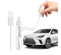 LAXISCREED Rimuovi Graffi Auto, Penna Ritocco Carrozzeria con Vernice Adatta a Vari Modelli di Auto Bianche, 2 in 1, Touch Up Paint Pen, Soluzione Rapida per Graffi Carrozzeria Vernice