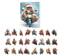 laxreheye Amante dei Cani Avvento di Natale 2025,Decorazione Acrilica 2D 24 Giorni - Calendario Countdown con Ornamento Pendente per Cani - Per Famiglia Amici Casa Albero Di Natale Porta Riempimento