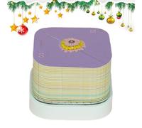 laxreheye Blocchetto 3D per Appunti,Calendario Scultura Carta Casa sull'Albero - Carta Artistica Strappo Per Pianificazione Scrivania Scrittura Studio Avvento Lavoro Feste Decor Casa - Idee Regalo