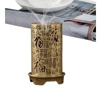 laxreheye Bruciatore a,Bruciatore a candela in lega di zinco - Decorazione da scrivania per cerimonie familiari Sala Yoga Hotel Aromaterapia Patio Ristoranti Spazio di Meditazione