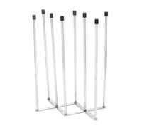 laxreheye Essiccatore per biberon con 8 bracci riutilizzabili e antigraffio, supporto per scolare bicchieri, per decanter di vino e utensili da cucina