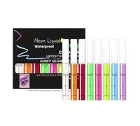 laxreheye Eyeliner Per Trucco, Portatile 5 Ml | Eyeliner Fluorescente Per Trucco | Per Uso Quotidiano Scuola Casa Esterno Viaggi Viaggio Di Affari Halloween