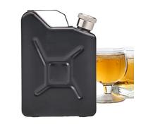 laxreheye Flask da uomo | piccola bottiglia | 180 ml in acciaio contenitore per whisky per viaggi, escursioni, fitness, vita quotidiana, avventura, picnic, uomini, donne, anziani