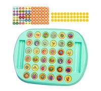 laxreheye Gioco Di Memoria E Abbinamento,Gioco Da Tavolo Con Motivi Animali E Frutta - Da Tavolo Di Abbinamento Con Carte Da Girare - Per Bambini In Età Prescolare Aula Scrivania Raduno