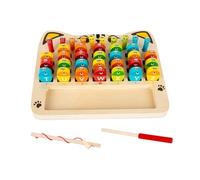 laxreheye Gioco di Pesca Magnetico per, Gioco di Pesca Alfabeto Magnetico | Puzzle di Selezione dei Colori 'Alfabeto | Giochi di conteggio creativi per catturare Pesci, Alfabeto, con Numeri,