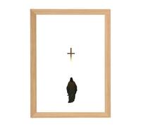laxreheye Luce della lampada di Gesù, lampada da chiesa - 4D LED Cristo Frame Light - 4D Inspiring Wall Art Decorative Decoration Home Decor per compleanno, Pasqua e Chiesa