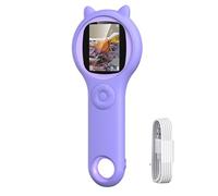 laxreheye Microscopio tascabile per schermo 5 cm 500x | Microscopio portatile per giovani esploratori, con manico ergonomico educativo per esperimenti scientifici materni osservazione natura