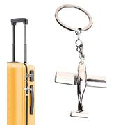 laxreheye Portachiavi Aereo | Modello di Aereo 3D per Portachiavi | Pendente Metallico per Piloti Appassionati di Aviazione Borse Volo Regali Natale Compleanno Graduazione, K, Consulte la descripción