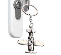 laxreheye Portachiavi Aereo | Modello di Aereo 3D per Portachiavi | Pendente Metallico per Piloti Appassionati di Aviazione Borse Volo Regali Natale Compleanno Graduazione, a, Consulte la descripción